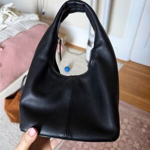 OAK + FORT Black Hobo Bag